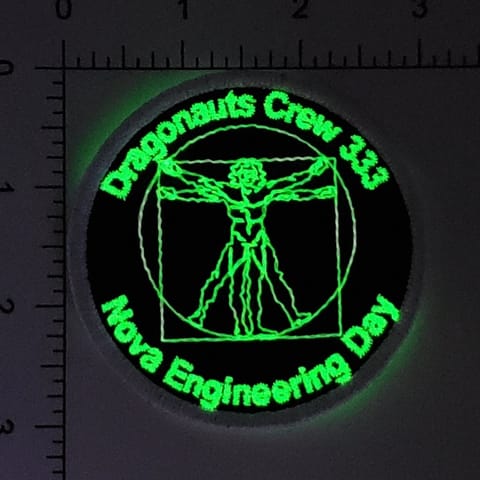 Vitruvian Man Customizable Patch