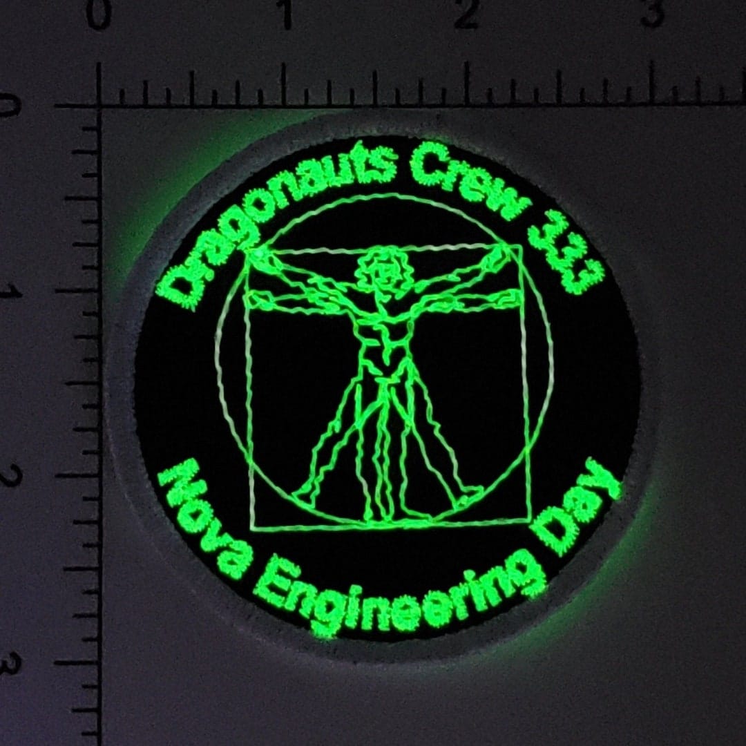 Vitruvian Man Customizable Patch