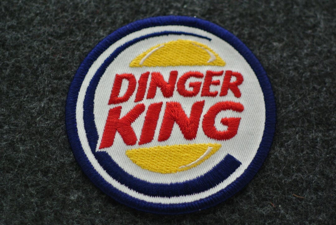 Dinger King Baseball Patch