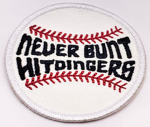 Never Bunt Baseball Patch