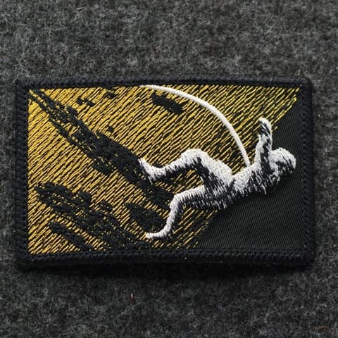 Rocky Astronaut Embroidered Patch