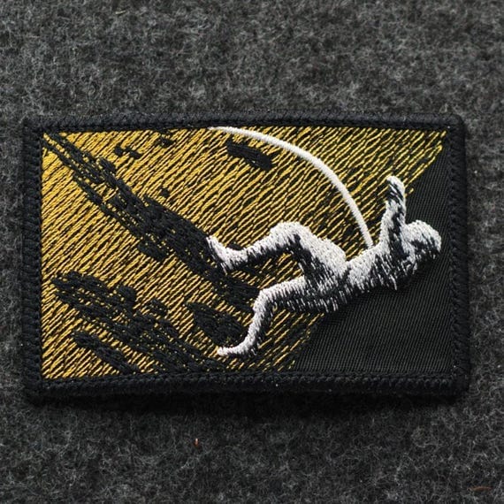 Rocky Astronaut Embroidered Patch