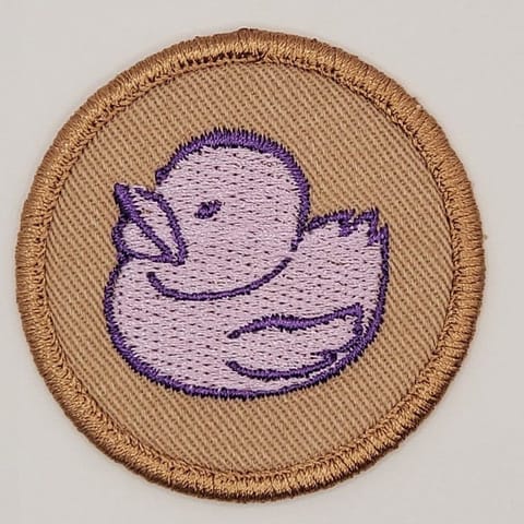 Purple Rubber Duck Patrol Patch