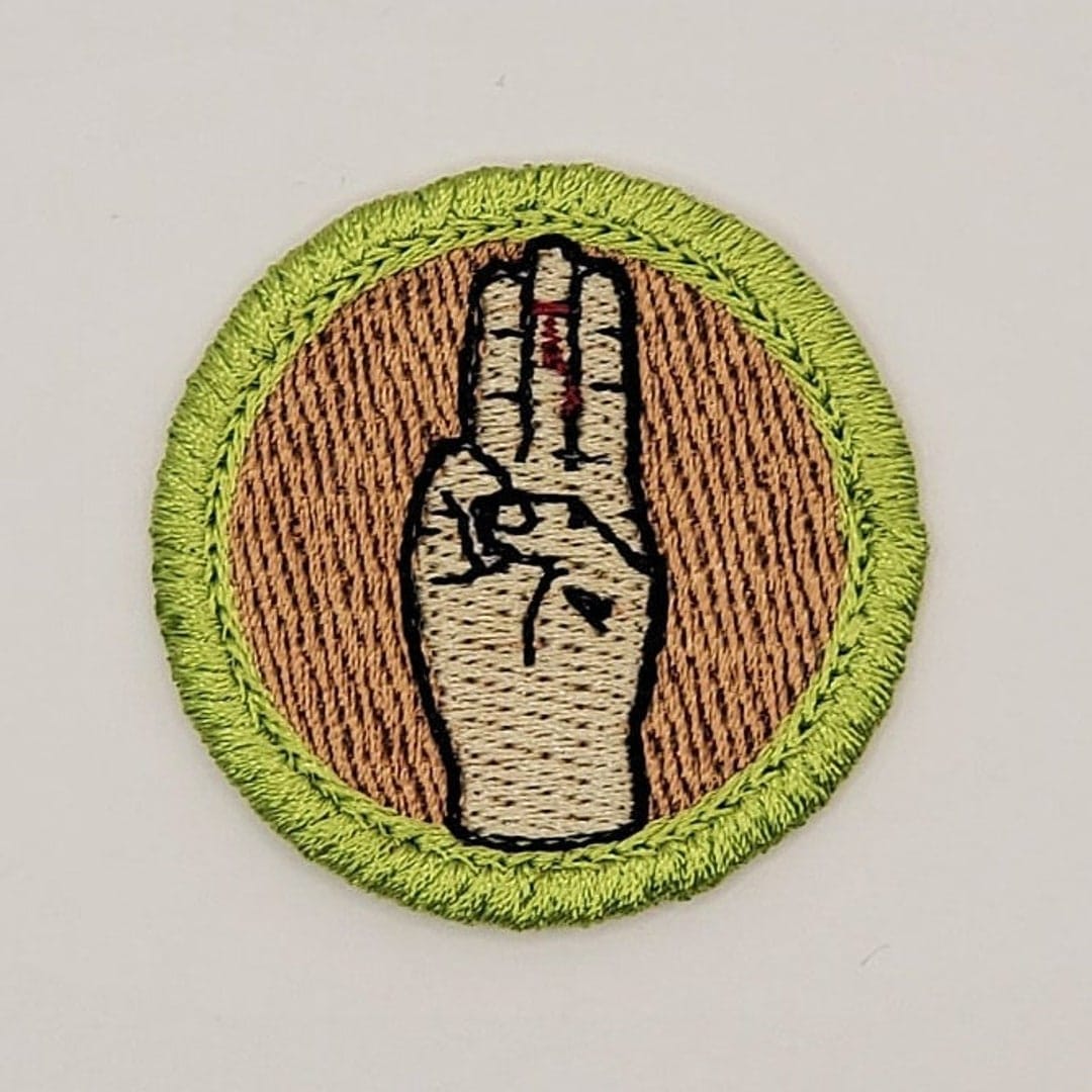 Finger Carving Badge