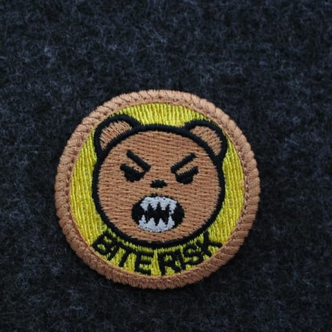 Bite Risk Bear Patch