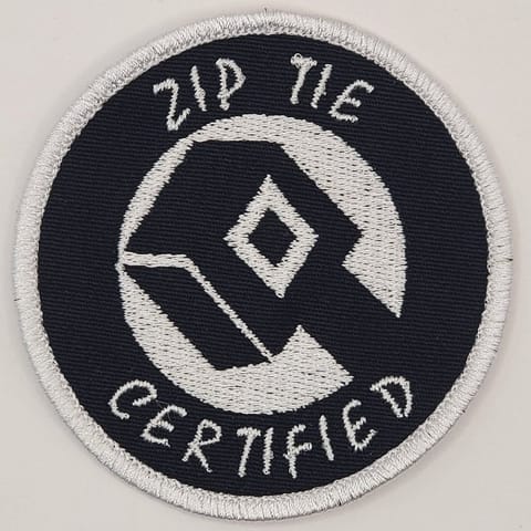 Certified Zip Tie Technician Patch