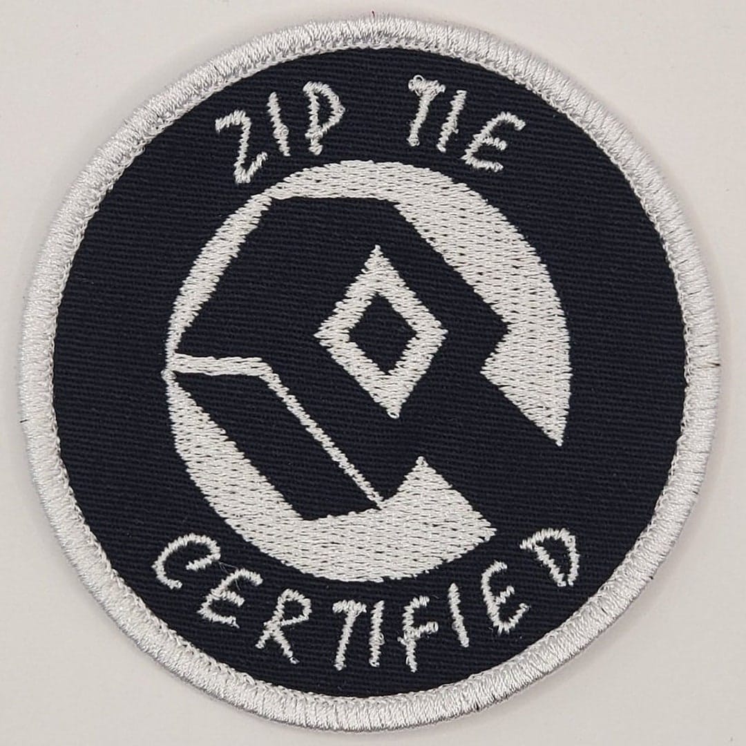 Certified Zip Tie Technician Patch